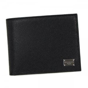 DOLCE&GABBANA(ドルチェアンドガッバーナ) 二つ折り財布(小銭入れ付) BP0457 80999 BLACK 商品画像