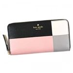 KATE SPADE（ケイトスペード） 長財布 PWRU4925 672 PINK MULTI | BLACK／CREAM