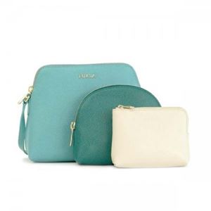 Furla（フルラ） ナナメガケバッグ EK08 AQG ACQUAMARINA+MALACHITE+CONCHIGL