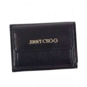 Jimmy Choo（ジミーチュー） 三つ折り財布（小銭入れ付） NEMO BLACK
