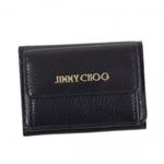 Jimmy Choo（ジミーチュー） 三つ折り財布（小銭入れ付） NEMO BLACK