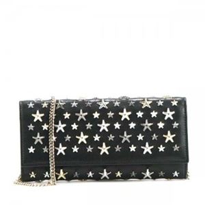 Jimmy Choo（ジミーチュー） クラッチ MILLA BLACK／METALLIC MIX