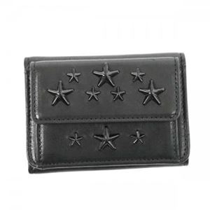 Jimmy Choo（ジミーチュー） 三つ折り財布（小銭入れ付） NEMO BLACK／BLACK