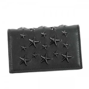 Jimmy Choo（ジミーチュー） カードケース NELLO BLACK／BLACK