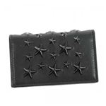 Jimmy Choo（ジミーチュー） カードケース NELLO BLACK／BLACK
