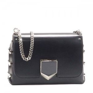 Jimmy Choo（ジミーチュー） ショルダーバッグ LOCKETT PETITE BLACK／CHROME