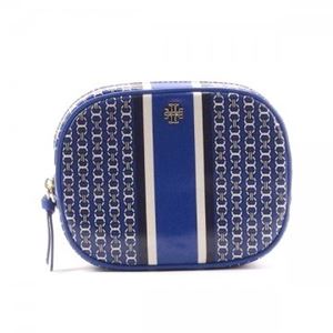 TORY BURCH（トリーバーチ） ポーチ 34399 455 JEWEL BLUE GEMINI LINK STRIPE - SLG