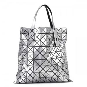 BAO BAO ISSEY MIYAKE（バオバオ イッセイミヤケ） トートバッグ BB68AG043 91 SILVER
