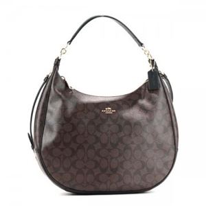 Coach Factory（コーチ F） ホーボー 38300 SIGNATURE COATED COTTON CANVAS