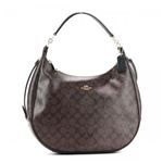 Coach Factory（コーチ F） ホーボー 38300 SIGNATURE COATED COTTON CANVAS
