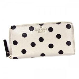 KATE SPADE（ケイトスペード） 長財布 PWRU3913 19 DECO BEIGE／BLACK