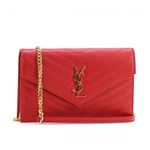 SAINT LAURENT（サンローラン） チェーンウォレット  393953 6422 ROUGE VIF