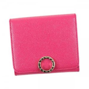 Bvlgari（ブルガリ） 三つ折り財布（小銭入れ付）  282491  PINK SPINEL