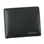 DIESEL（ディーゼル） 二つ折り財布（小銭入れ付）  X03925 T8013 BLACK