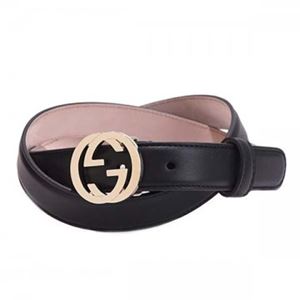 Gucci（グッチ） ベルト 370717 1000 長さ 95cmまで対応 幅2.5cm ベルト穴5