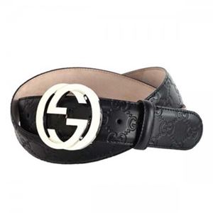 Gucci（グッチ） ベルト 411924 1000 長さ 80／90cm 幅4cm ベルト穴5