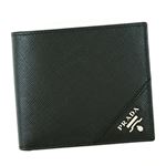 Prada（プラダ） 二つ折り財布（小銭入れ付） F0G52 F0G52 NERO+BALTICO