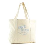 MAISON KITSUNE（メゾンキツネ） トートバッグ U831-ECLB ECRU LIGHT BLUE