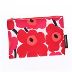 marimekko（マリメッコ） ポーチ 43444 1 WHITE/RED