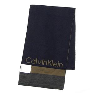 Calvin Klein（カルバンクライン） マフラー 77151 NNV NAUTICAL NAVY/CHARCOAL