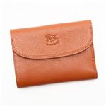 IL BISONTE（イルビゾンテ） 3つ折小銭付き財布 C0972 145 CARAMEL