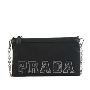 Prada（プラダ） チェーンウォレット 1MB007 F0632 NERO1
