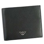 EMPORIO ARMANI（エンポリオアルマーニ） 2つ折小銭付き財布 YEM122 81072 BLACK