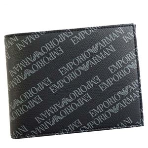 EMPORIO ARMANI（エンポリオアルマーニ） 2つ折小銭付き財布 Y4R165 86526 BOARD／BLACK