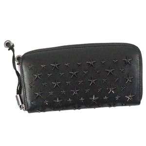 Jimmy Choo（ジミーチュウ） ラウンド長財布 FILIPA BLACK／BLACK