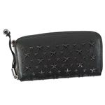 Jimmy Choo（ジミーチュウ） ラウンド長財布 FILIPA BLACK／BLACK