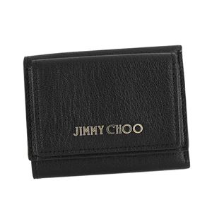 Jimmy Choo（ジミーチュウ） 3つ折小銭付き財布 NAIMA BLACK