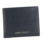 Jimmy Choo（ジミーチュウ） 2つ折りカード財布 MARK NAVY