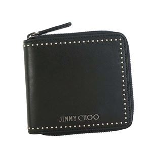 Jimmy Choo（ジミーチュウ） 2つ折小銭付き財布 LAWRENCE BLACK