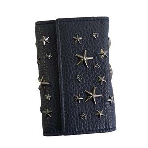 Jimmy Choo（ジミーチュウ） キーケース HOWICK NAVY／SLATE