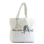 MAISON KITSUNE（メゾンキツネ） トートバッグ AU05107AT7100-WH WHITE