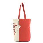 MAISON KITSUNE（メゾンキツネ） トートバッグ AU05108AMT1012-ECRE ECRU／RED