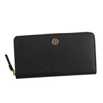 TORY BURCH（トリーバーチ） ラウンド長財布 45254 18 BLACK ／ ROYAL NAVY