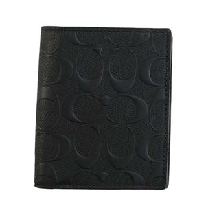 Coach Factory（コーチ F） 2つ折小銭付き財布 11970 BLK