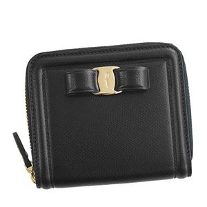 Ferragamo（フェラガモ） 2つ折小銭付き財布 22D156 683537 NERO