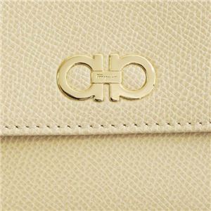 Ferragamo(フェラガモ) Wホック財布 22C880 674193 MACADAMIA Ferragamo(フェラガモ) Wホック財布 22C880 674193 MACADAMIA