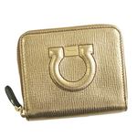 Ferragamo（フェラガモ） 2つ折小銭付き財布 22D201 696175 ORO／NERO