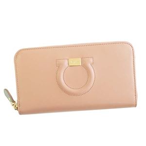 Ferragamo（フェラガモ） ラウンド長財布 22C843 695803 ROSE／BLUE