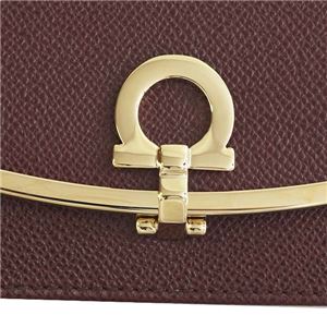 Ferragamo(フェラガモ) カードケース 22D198 693566 WINE Ferragamo(フェラガモ) カードケース 22D198 693566 WINE