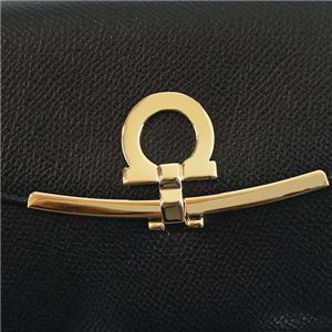 Ferragamo(フェラガモ) Wホック財布 22C877 673998 NERO Ferragamo(フェラガモ) Wホック財布 22C877 673998 NERO