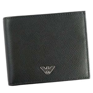 EMPORIO ARMANI（エンポリオアルマーニ） 2つ折小銭付き財布 YEM122 81072 BLACK