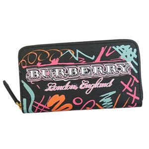 Burberry（バーバリー） ラウンド長財布 4066127 BLACK