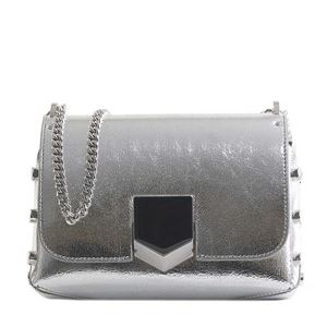 Jimmy Choo（ジミーチュウ） ショルダーバッグ LOCKETT PETITE SILVER