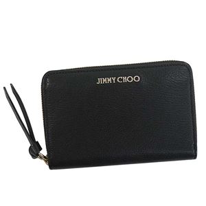 Jimmy Choo（ジミーチュウ） 2つ折小銭付き財布 CHRISTIE BLACK