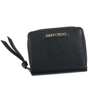 Jimmy Choo（ジミーチュウ） 2つ折小銭付き財布 REGINA BLACK