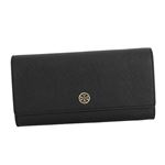 TORY BURCH（トリーバーチ） 長財布 46630 18 BLACK ／ ROYAL NAVY